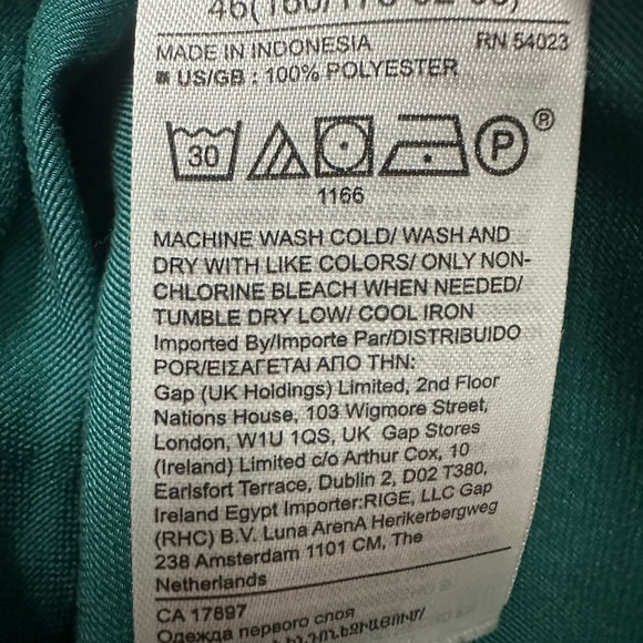 Banana Republic Green Essentials Flowy Twill Blouse Medium - Picture 4 of 5